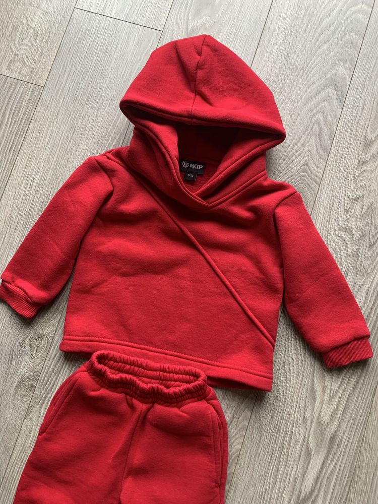 MKTP Bluza i Spodnie After Hours Kids Malinowa Czerwień