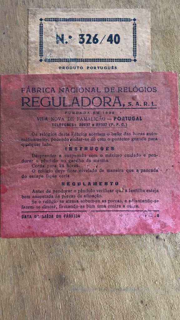 Relógio Reguladora de cuco