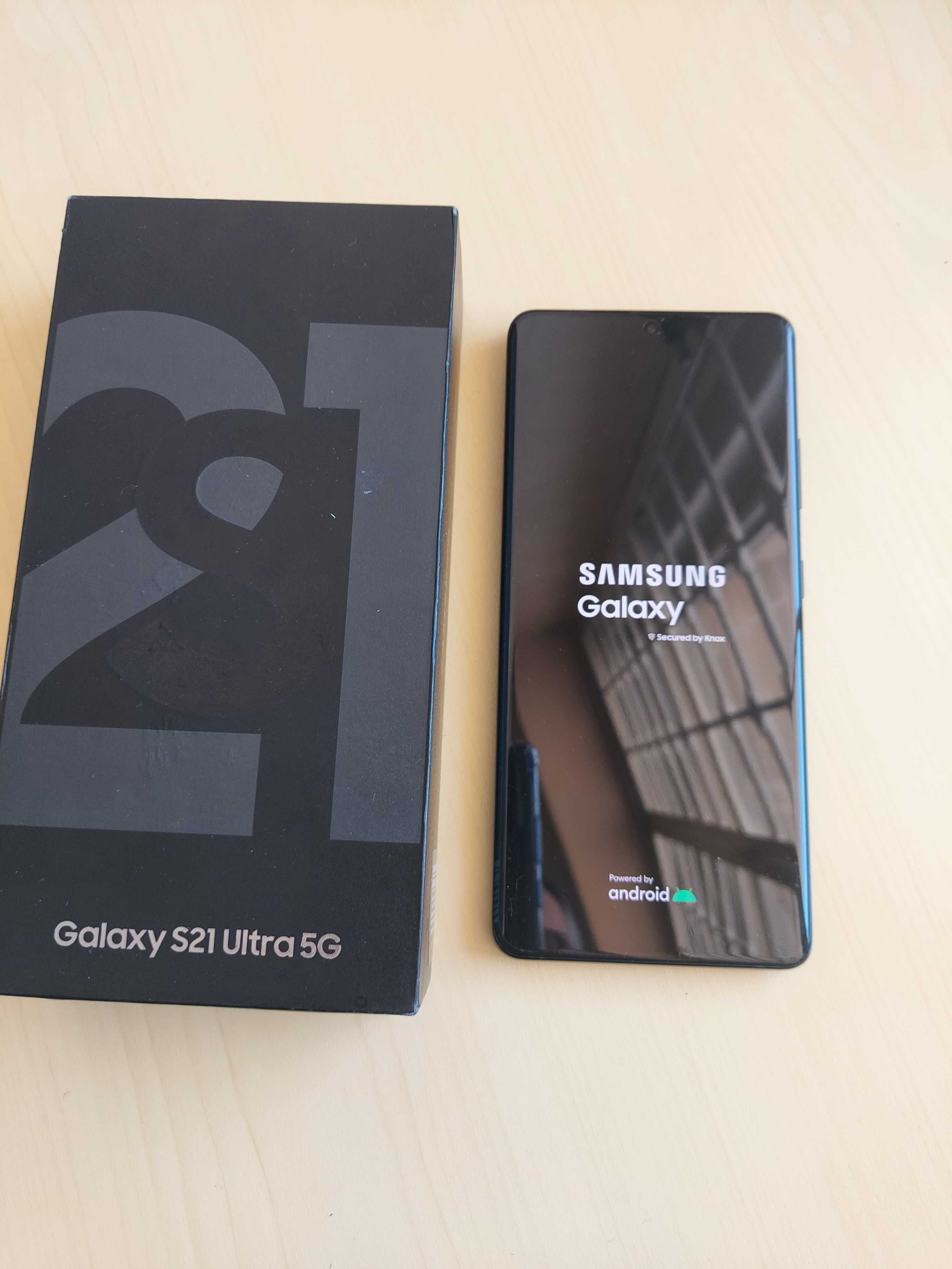 Telefon Samsung Galaxy S21 Ultra 12/128GB 5G black komplet