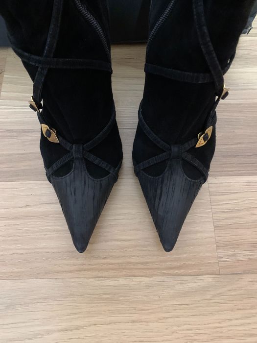 Gerardina di Maggio Италия, р.38, 100% замша/кожа, ботильоны