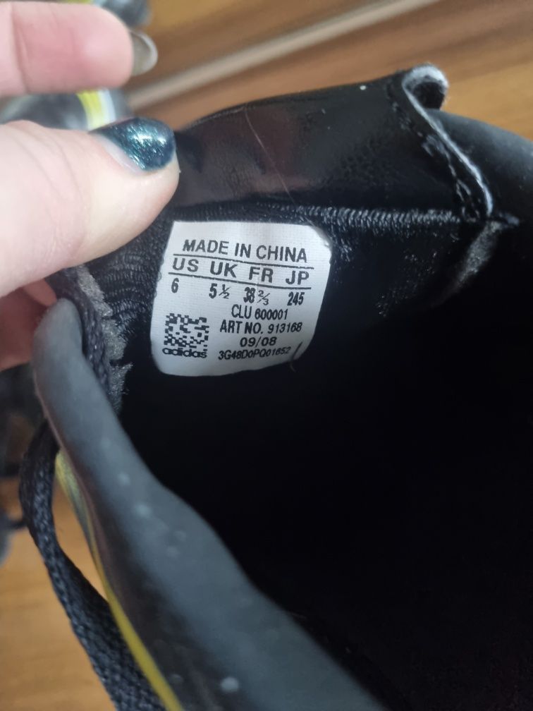 Adidas 38 2/3 lanki, buty piłkarskie