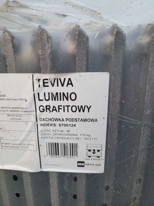 Dachówka cementowa teviva lumino grafit