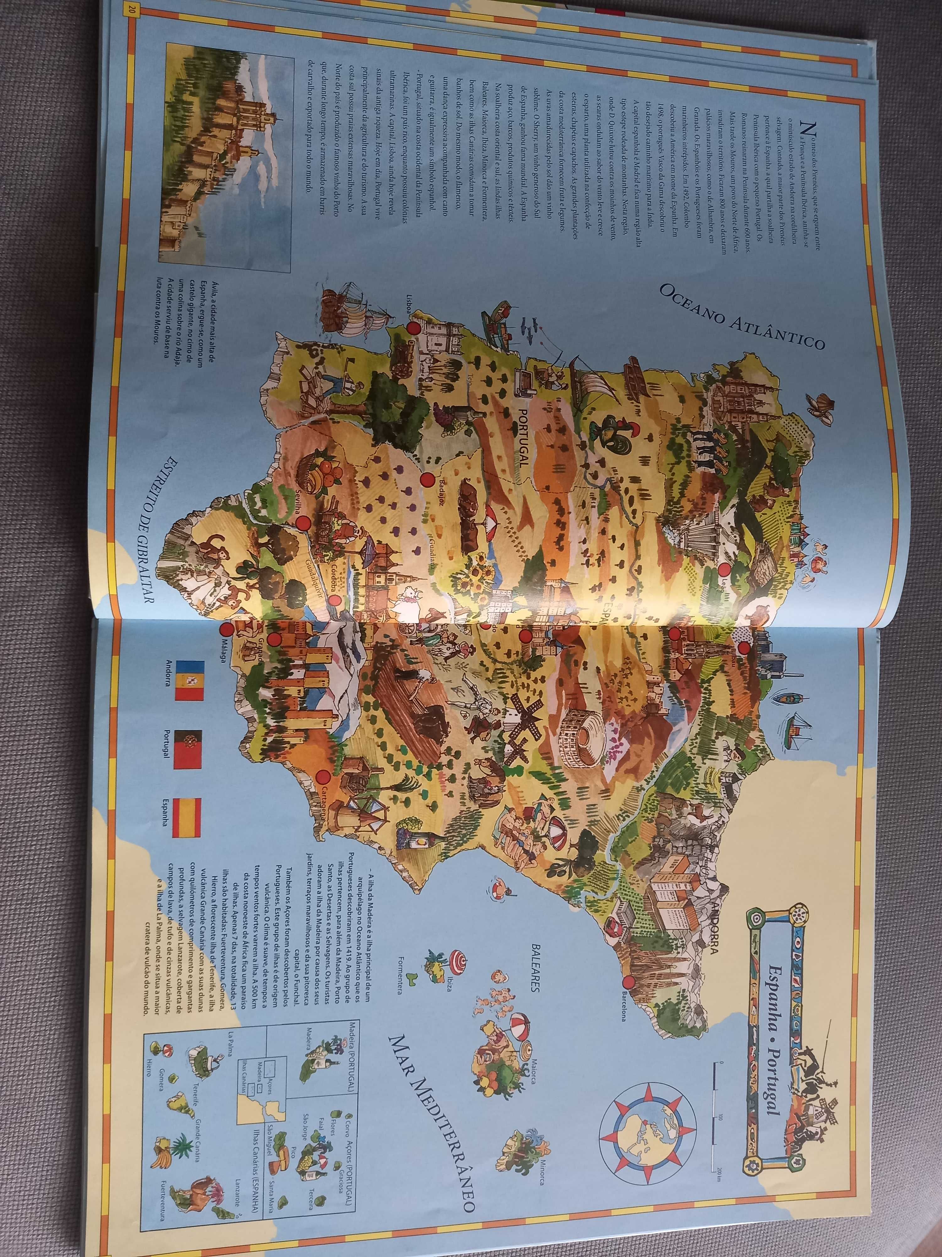 Livro Atlas infantil O Mundo