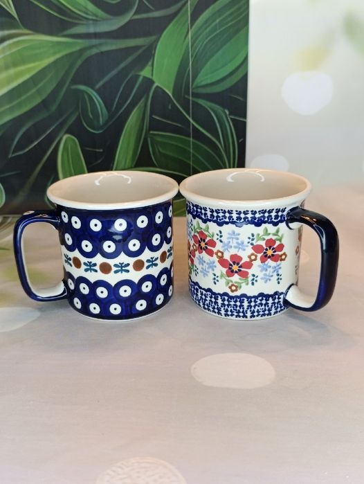 Kubek ceramiczny zestaw 0.4 l ceramika Bolesławiec