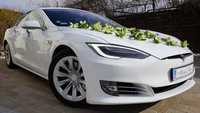 Nowa Tesla Y 2024 wynajem na ślub wesele, tesla na ślub, wynajem tesli