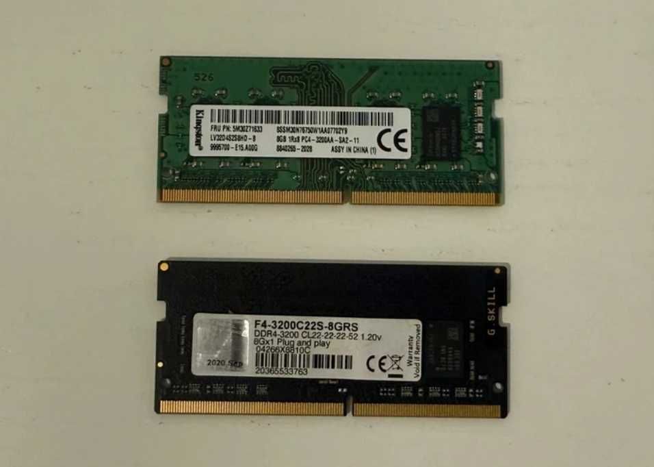 2*8gb ddr4 sodimm