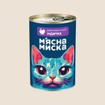 Вологий корм для котів  М'ясна Миска шматочки в соусі
