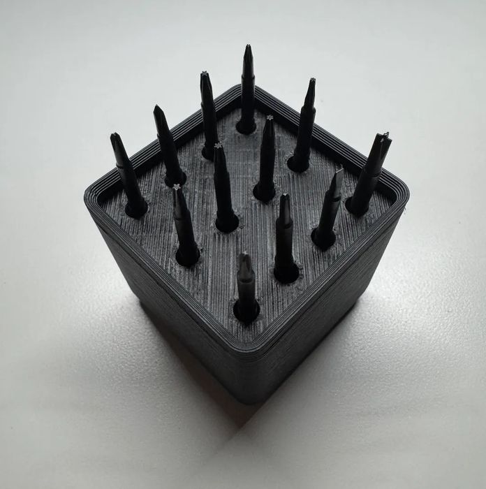 Porta-Bits de Precisão Gridfinity x12