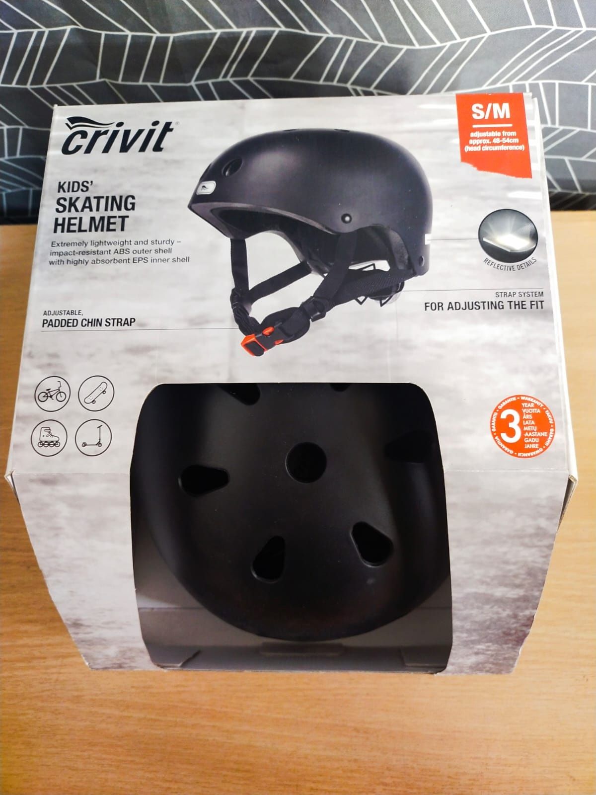 Kask dziecięcy S/M 48 -54 cm Crivit