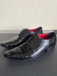 Pako Lorente buty garniturowe czarne rozmiar 41