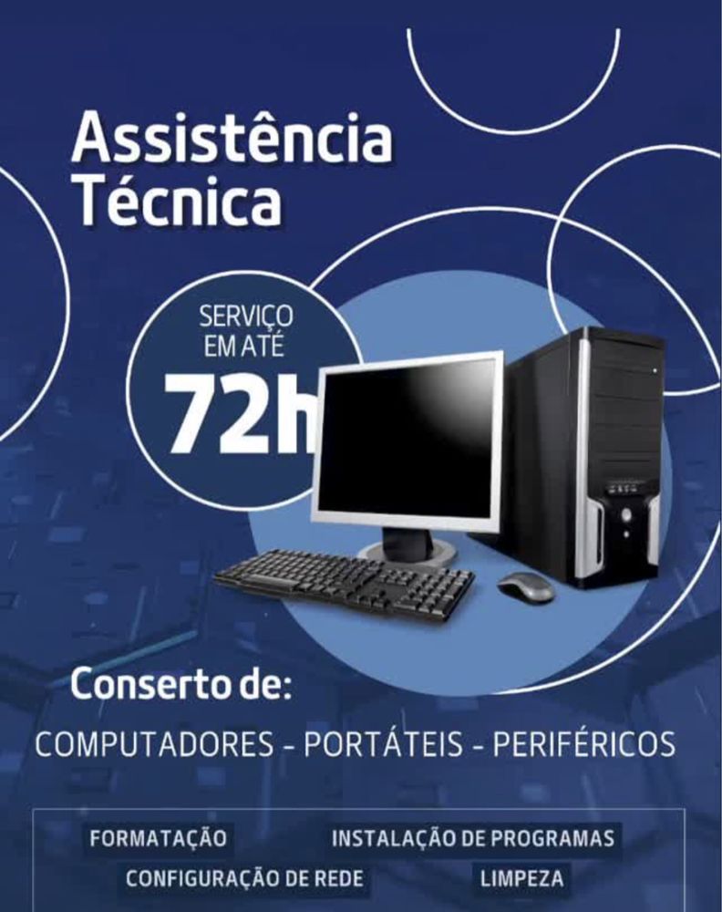 Manutenção e Reparação de Portáteis e Computador - Análise sem custos