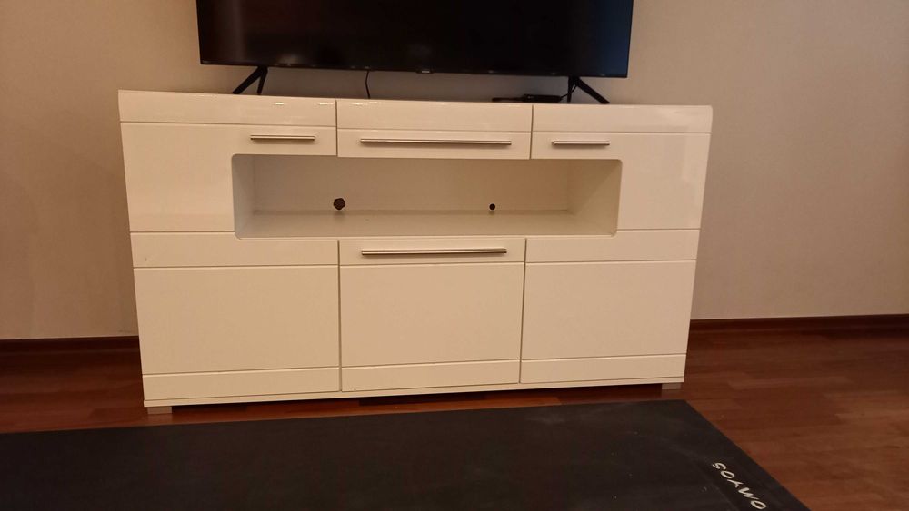 Komoda RTV biała