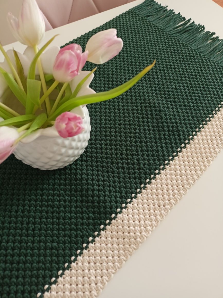 Bieżnik Boho 40/85 cm makrama