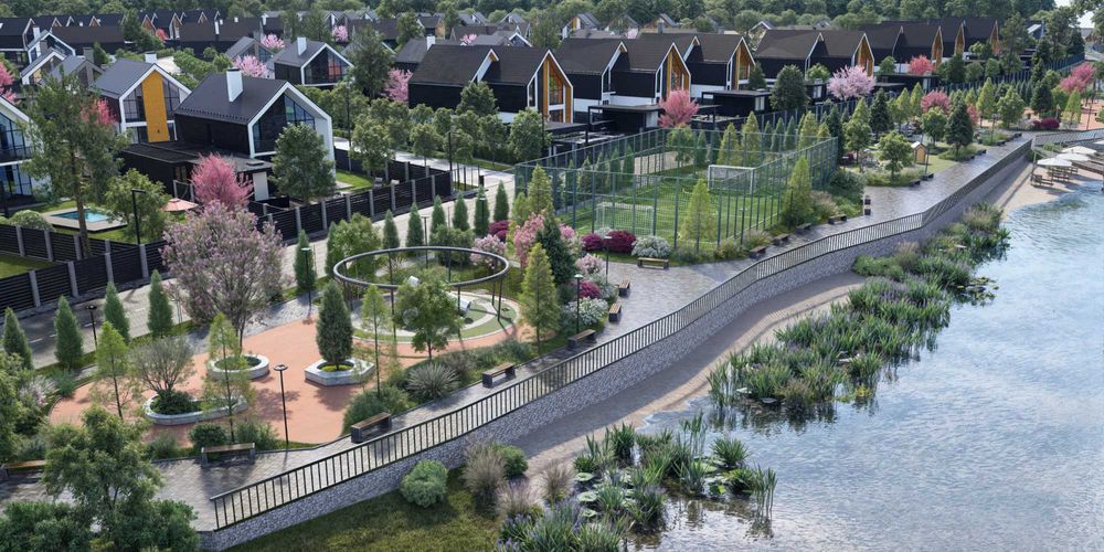 Продаж котеджу 110 кв.м КМ O!villas с. Зазимʼя (Лівий берег)
