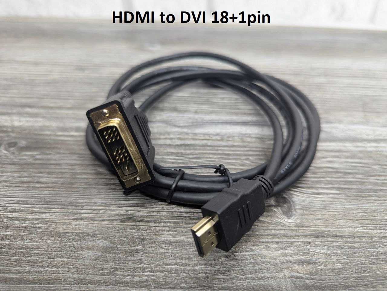 Оригінальний кабель HDMI to HDMI/ Display Port to HDMI / VGA to VGA