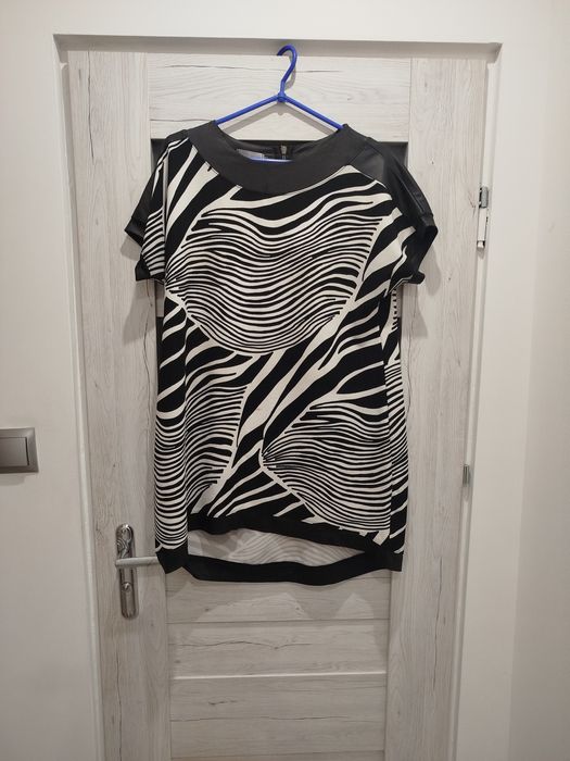 Czarno biała tunika