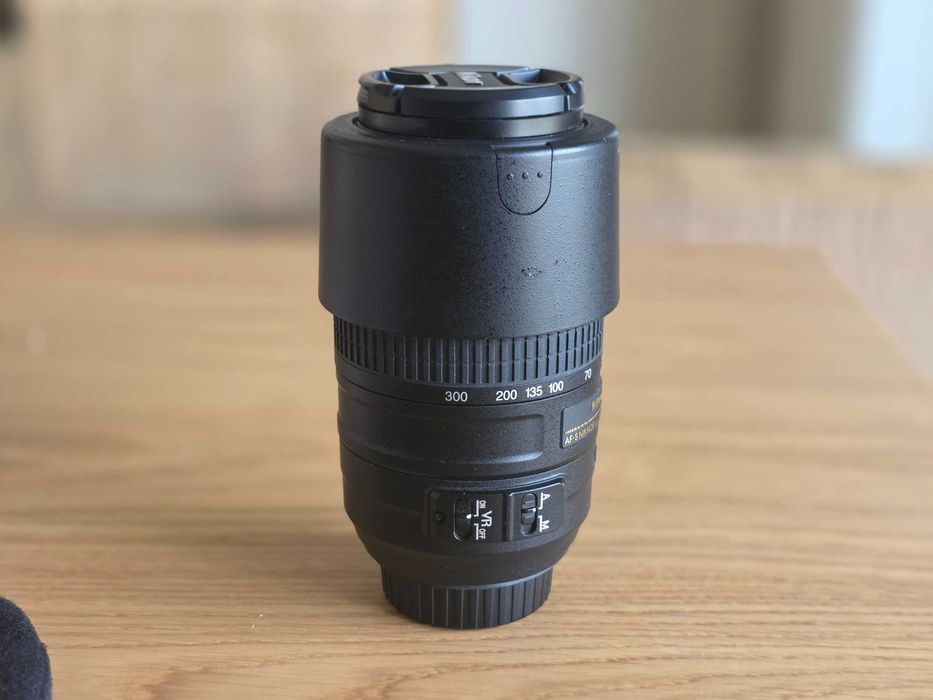 Obiektyw Nikon Nikkor 55-300 mm VR G ED AF-S teleobiektyw UV pudełko
