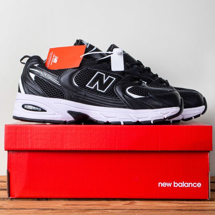 (1632) Зимові кросівки New Balance 530 хутро чорні (з 36 по 45) нб NB