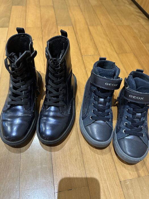 Botas Geox e Sapatilhas Tommy Hilfinger