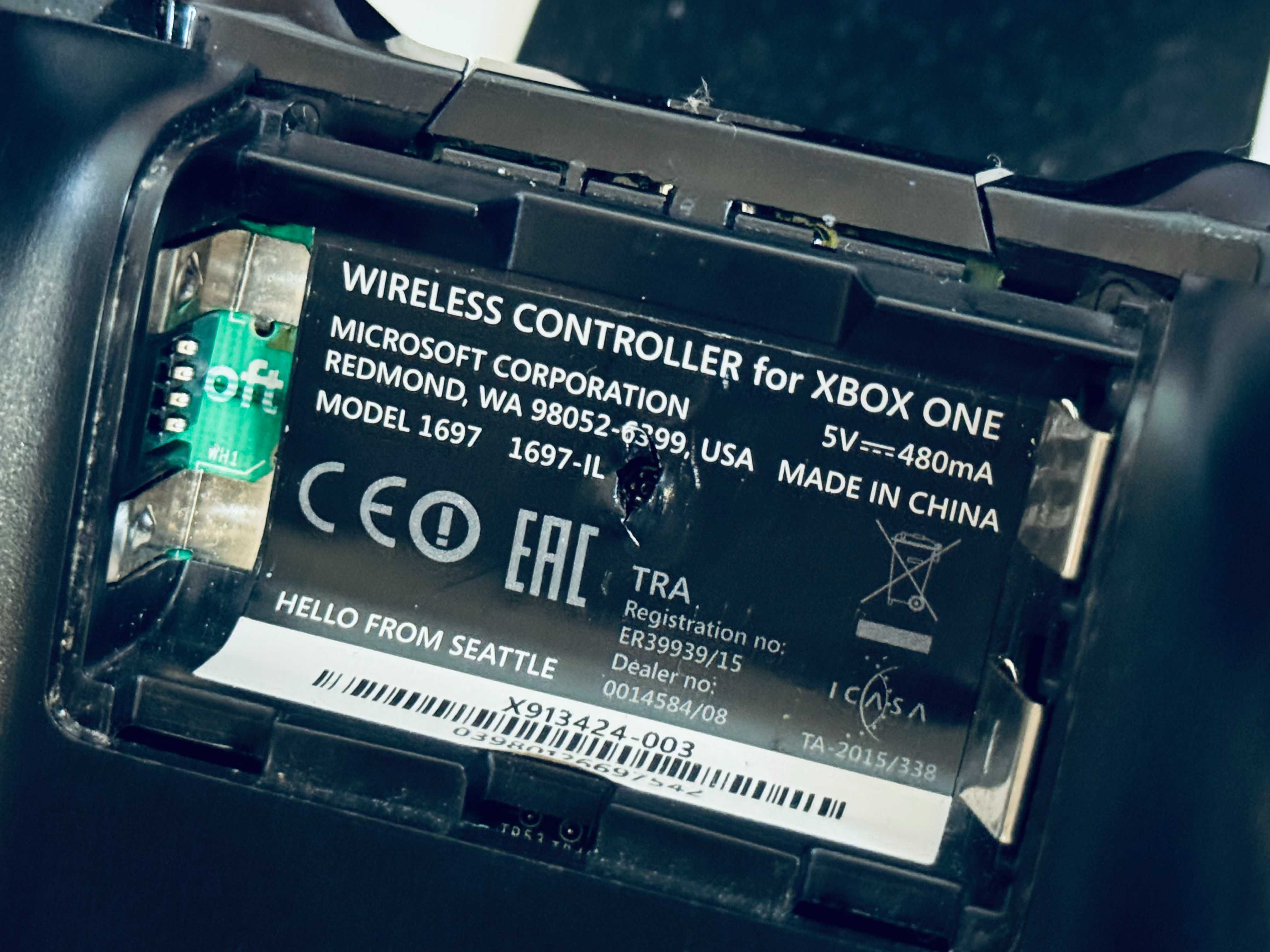 Kontroler Pad XBOX ONE S X Oryginalny Czarny