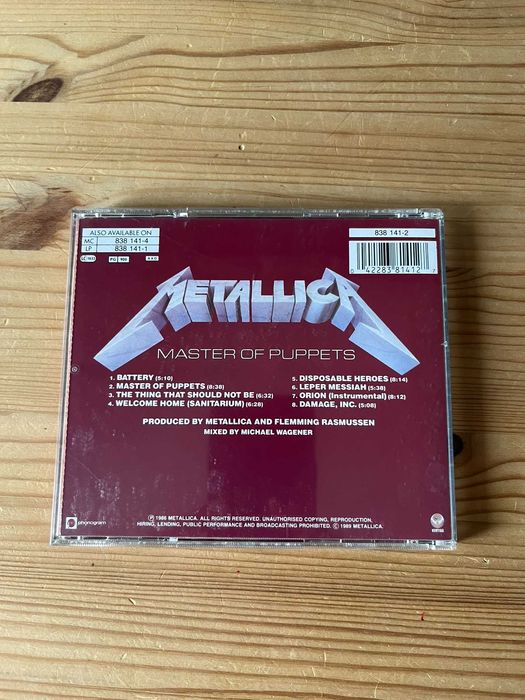 Metallica - Master of Puppets / Reload / ride the lightning