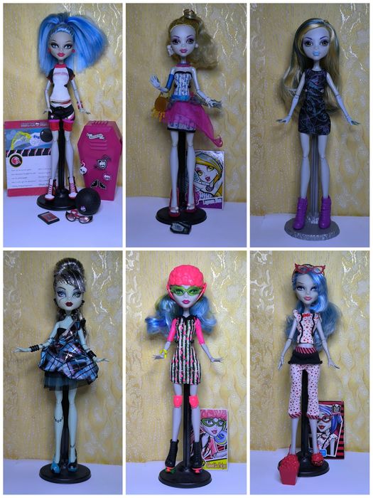 Монстер хай дракулаура френкі Тора Гулія лагуна клавдія кетті Нуар