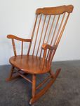 Fotel Bujany Patyczak Vintage Lata 60/70 Bujak Drewno - Piękny