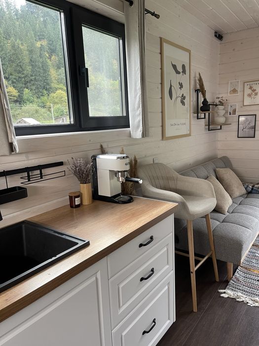 Оренда будинку з чаном в Карпатах | Оренда будинку біля річки