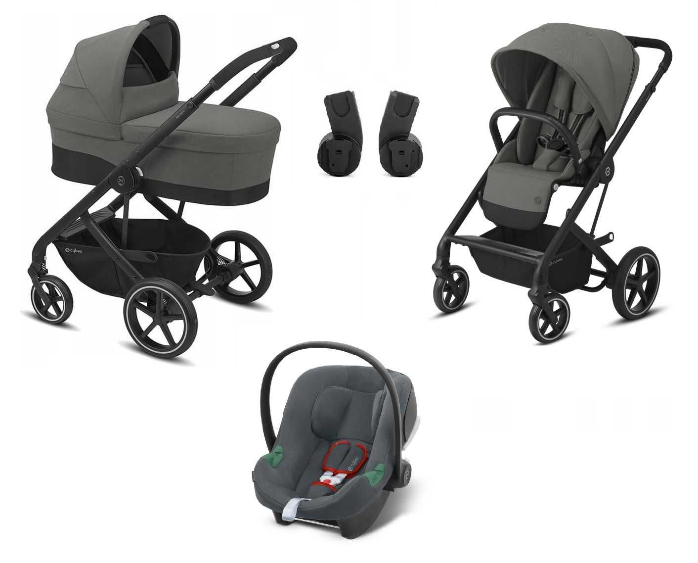 Cybex 3w1 Balios S Lux spacerówka +gondola + fotelik samochodowy