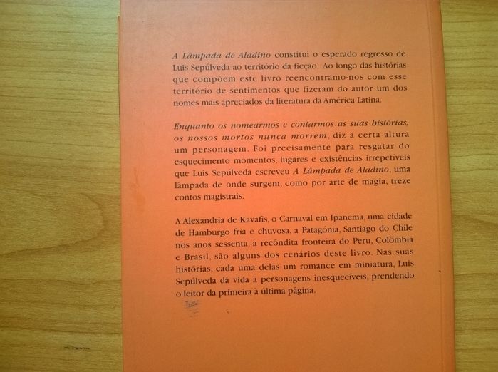 A Lâmpada de Aladino (1.ª ed.) - Luís Sepúlveda