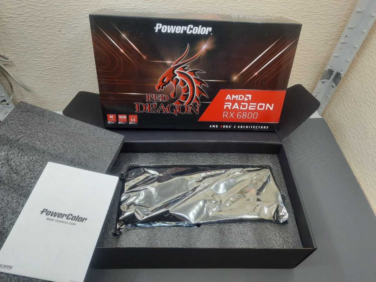 Відеокарта PowerColor Radeon RX 6800 16 GB Red Dragon. Гарантія!