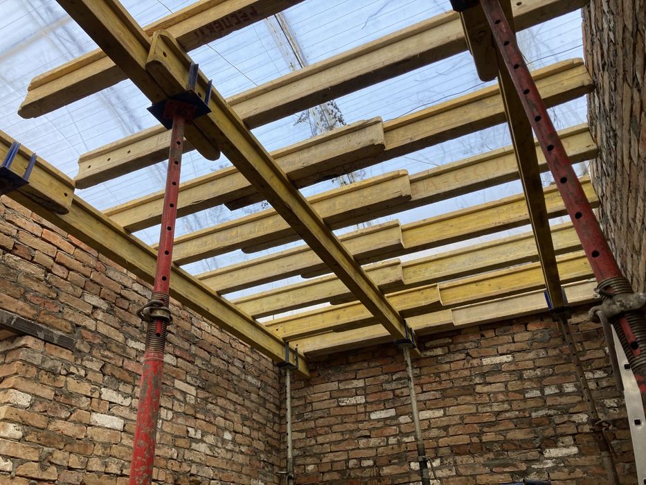 Монолитное перекрытие. Опалубка (монтаж/аренда), бетонные работы.