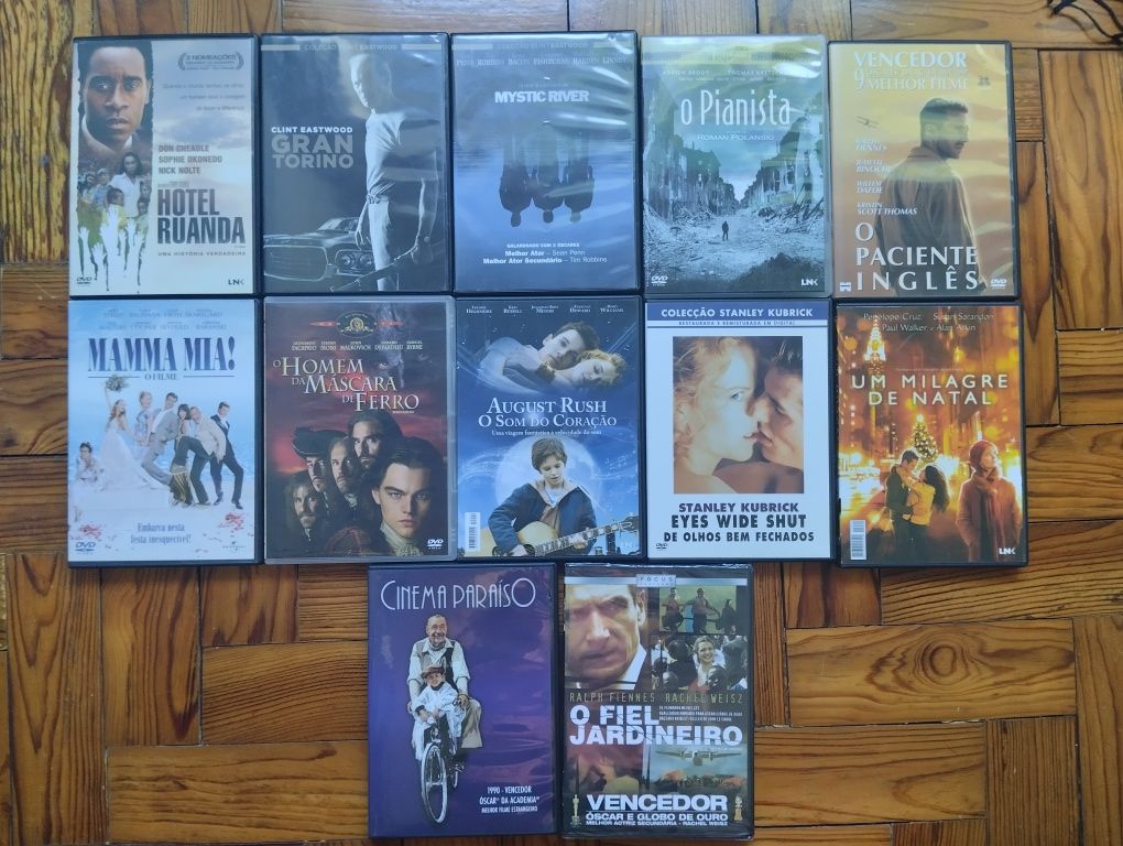 DVDs originais em bom estado