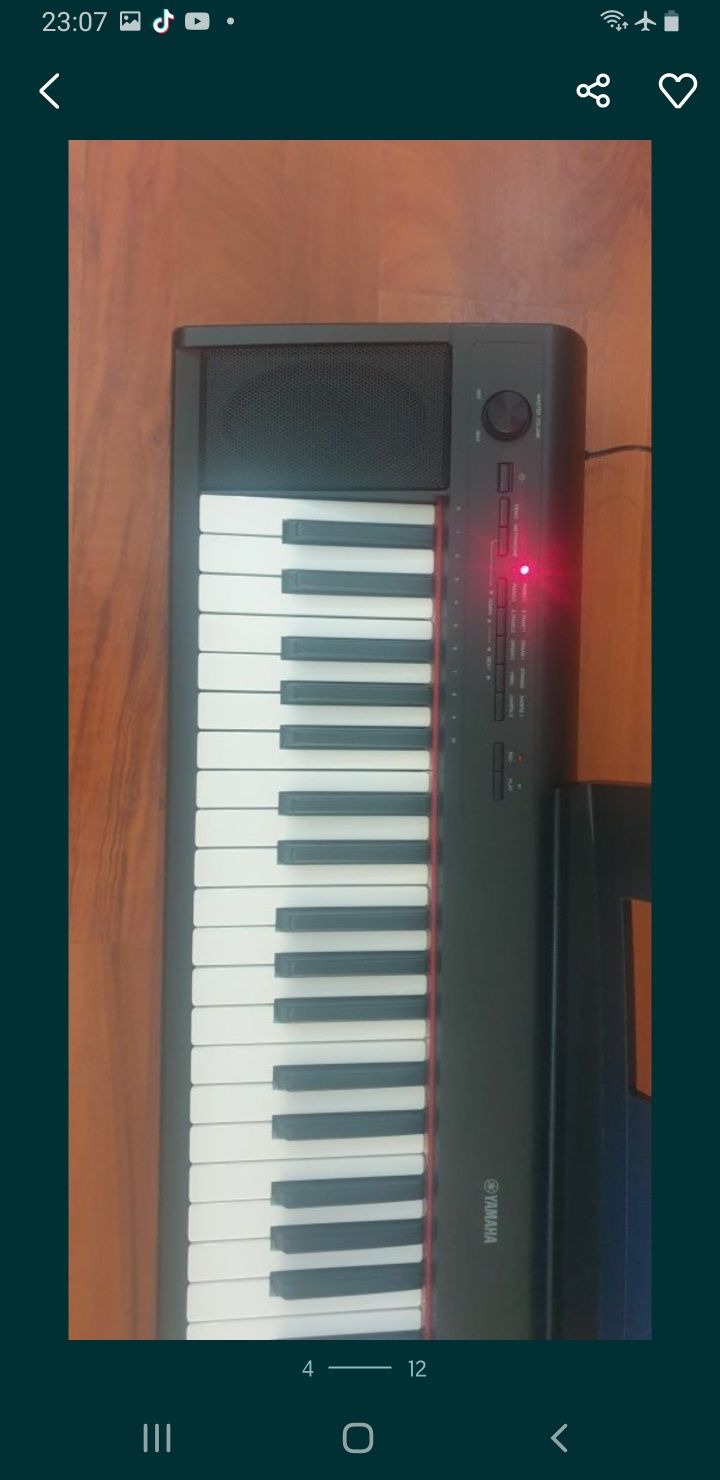 -33% Yamaha pianino cyfrowe bdb 61 kla keyboard  dynamiczna   USB