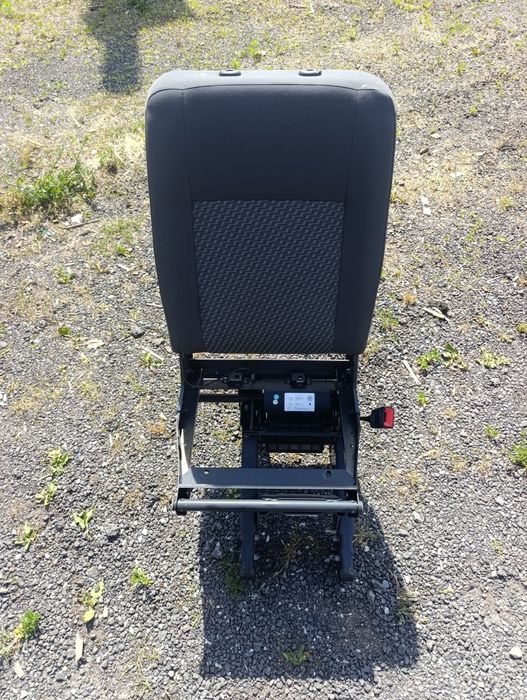 Fotel pojedynczy VW t5 t6 koziołek mechanizmy sprawne bez siedziska