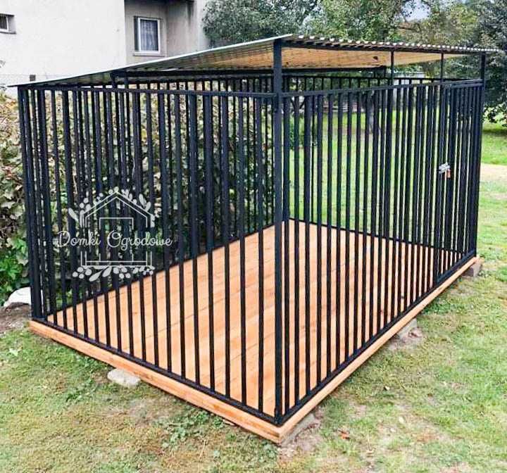 Kojec dla Psów 3x2,5m - Drewniana podłoga ID598