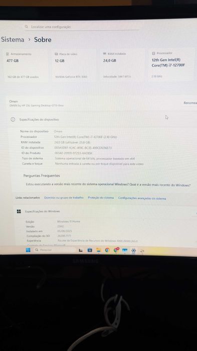 Computador gaming omen