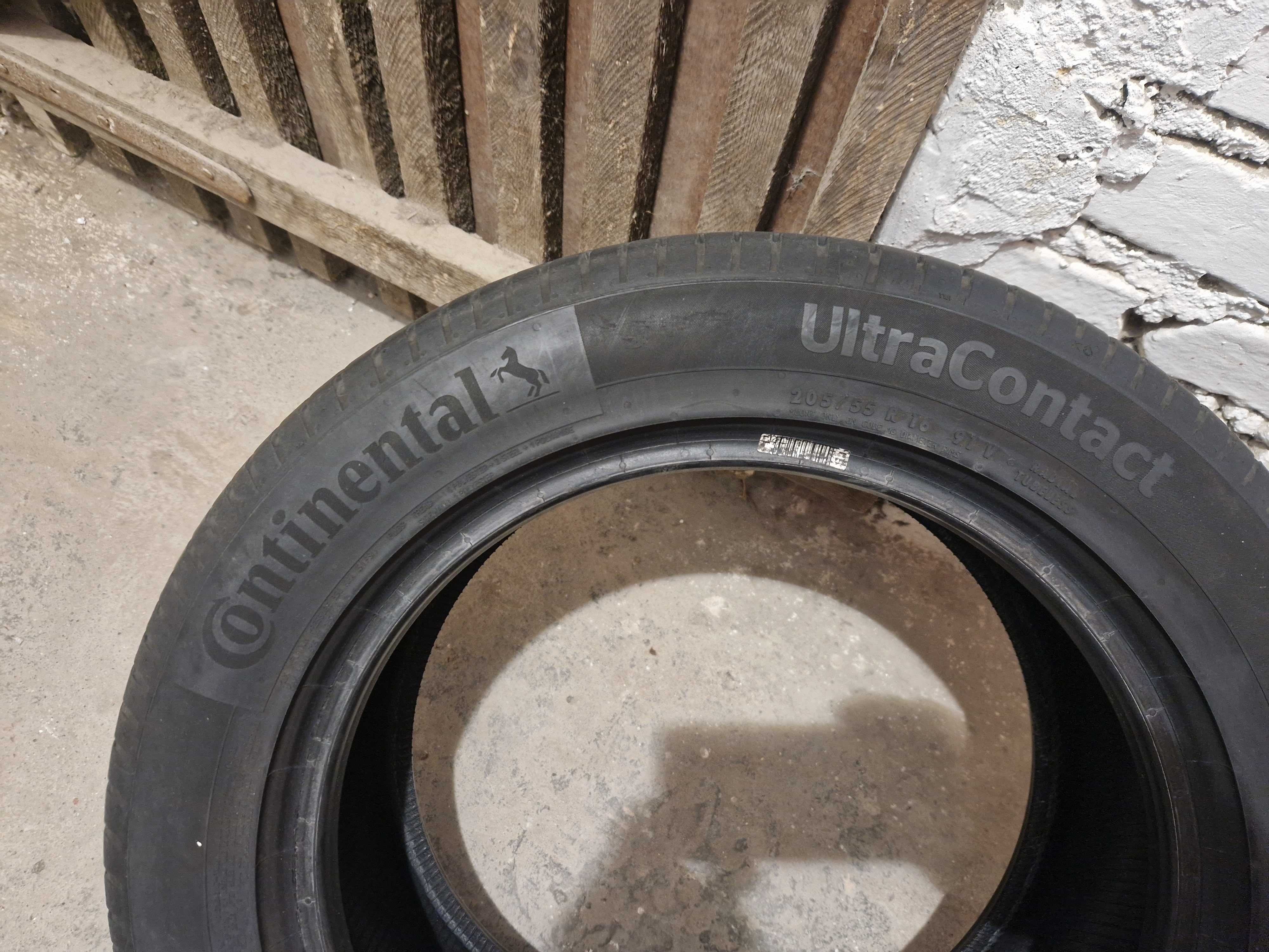 3x opona Continental UltraContact 205/55/16 rok 2023