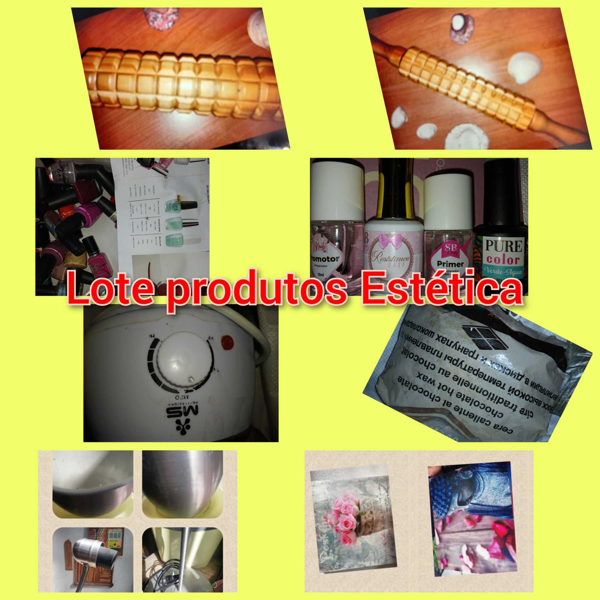 Lipolax mesoterapia, Catalisador gel,cera quente  luz led.etc lote