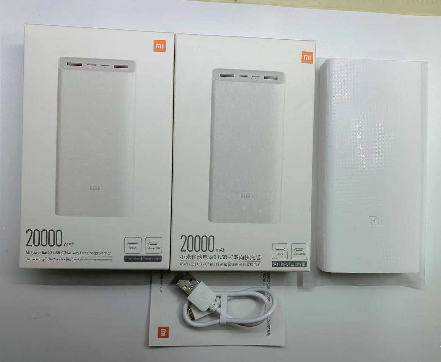 Повербанк павербенк Xiaomi PowerBank 20000mAh акумулятор зарядка