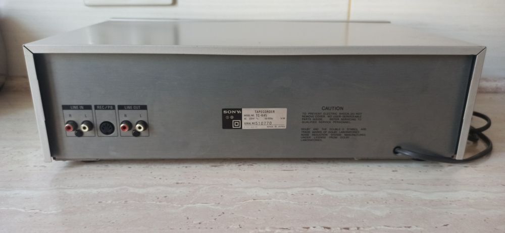 Magnetofon Sony TC-K45 + Amplituner Unitra Tosca 303