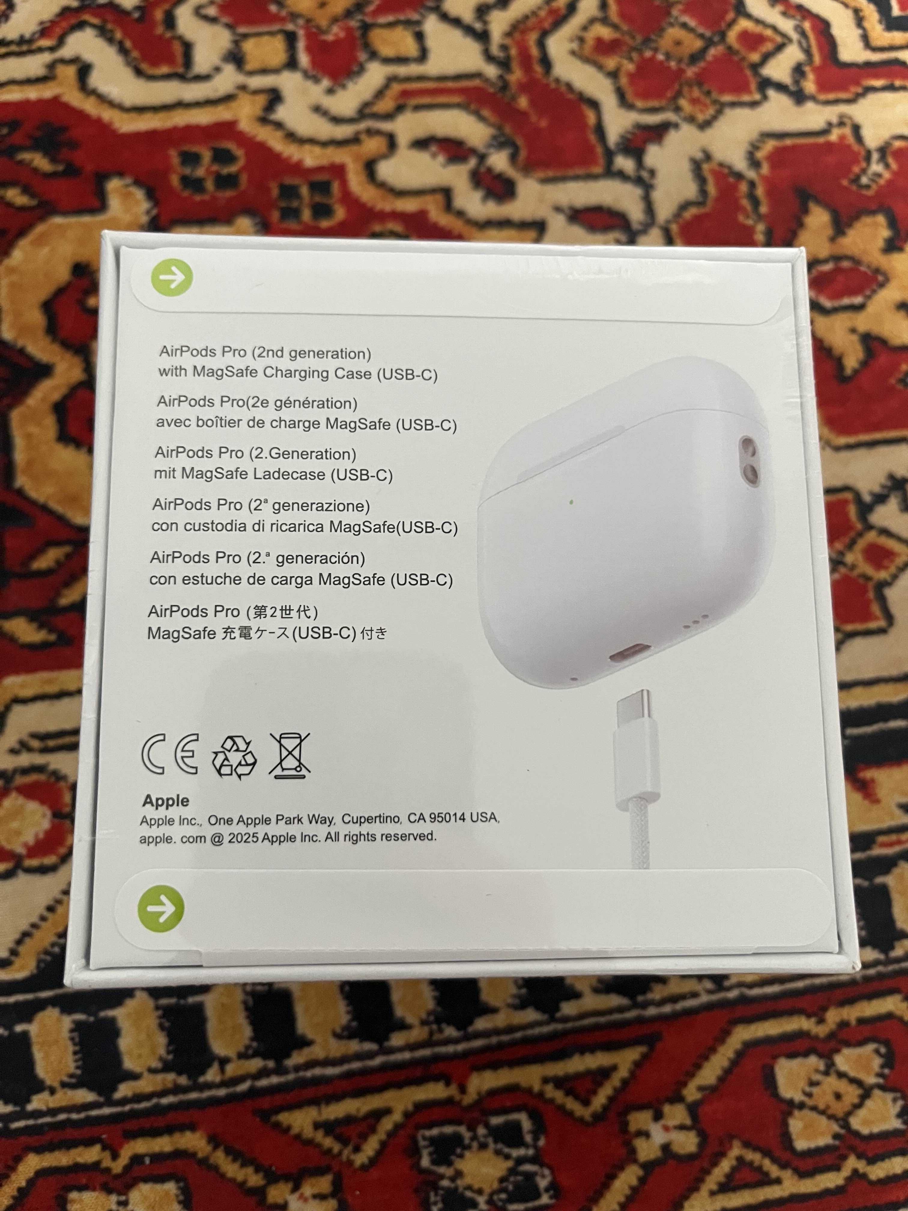 AirPods Pro 2 (USB-C, 2023) | Fabrycznie zafoliowane |