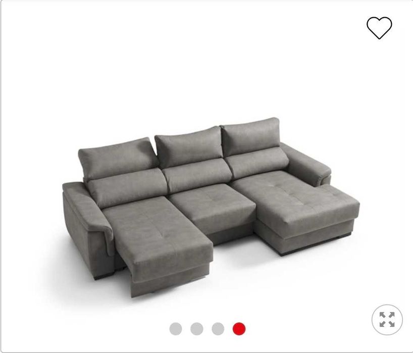 Vendo sofá Chaise Longue como NOVO