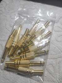 10 Fichas som Jack 6.35mm para soldar