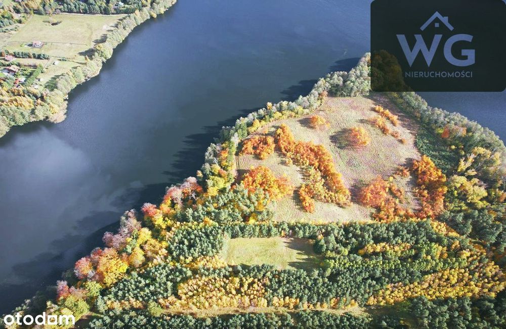 Wyjątkowa działka nad jeziorem – zjawiskowy widok, cisza i las!