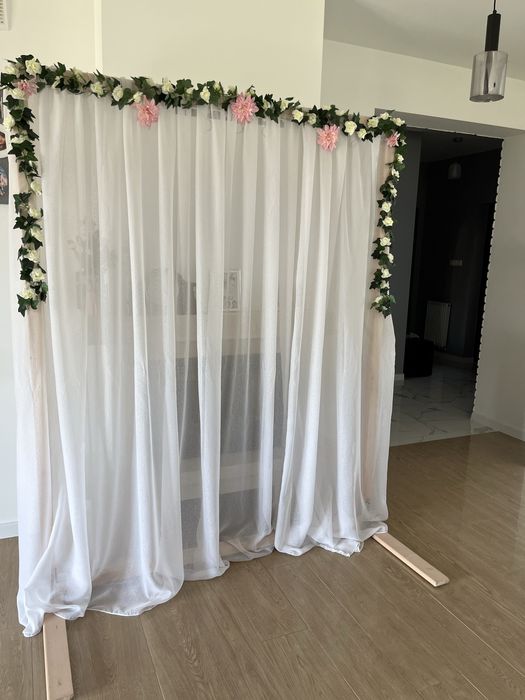 Ścianka weselna drewniana