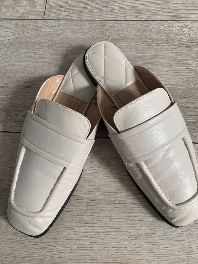Zara 38 Sabot klapki kryte 38 jak nowe