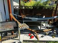 Grill ogrodowy. Stelarz na hamak gratis.