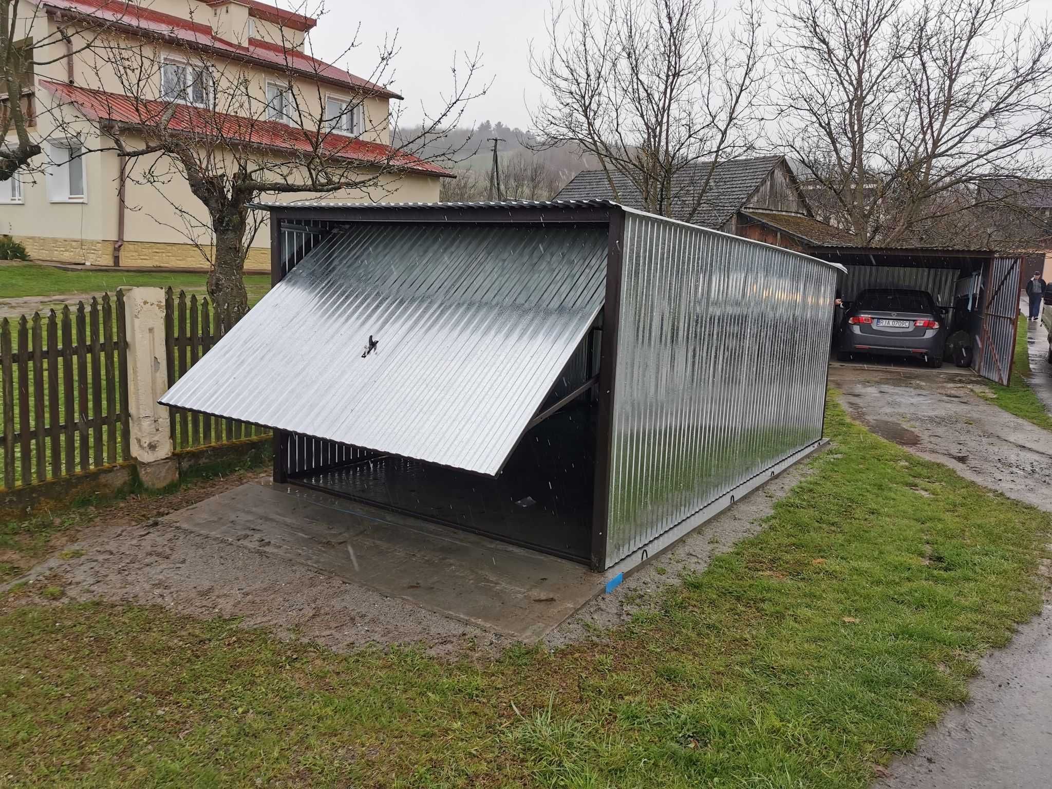 Garaż blaszany 3x5 Garaż Blaszak Garaż 4x5 4x6 6x5 Producent Na wymiar