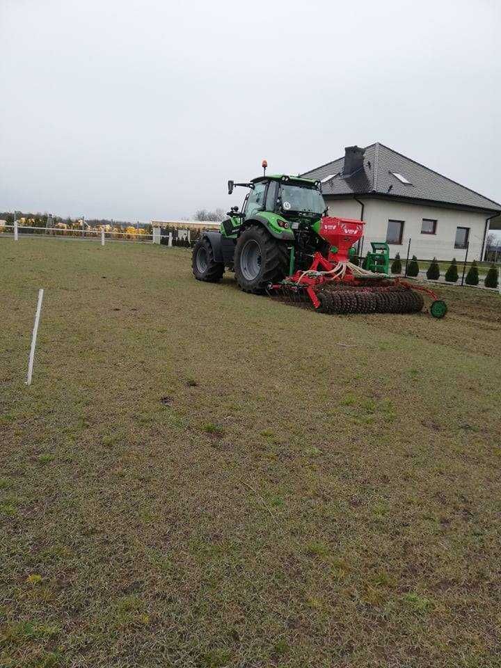 Agro-Masz GRAAS 300 + SP 200 siewnik do trawy podsiewacz łąk